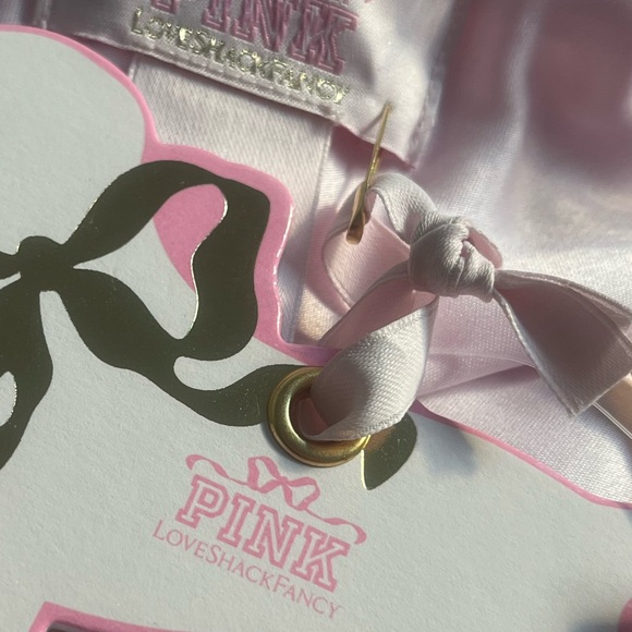 LoveShackFancy x VS Pink Bows Rhinestones Lace Dress XS - Picture 7 of 9